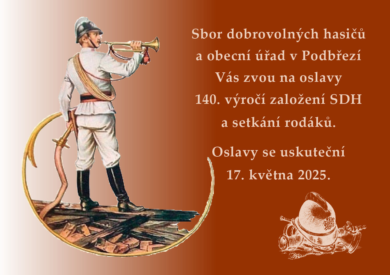 Pozvánka na oslavy